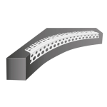 Coltar arcuibil din PVC 2.5ml	