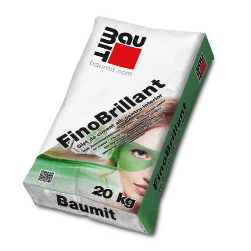 Glet de ciment alb pentru interior Baumit FinoBrillant