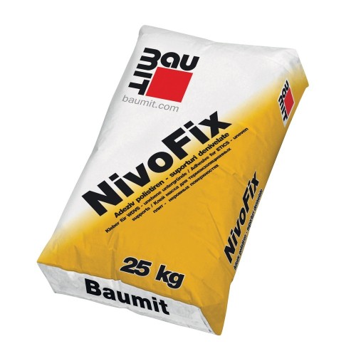 Adeziv polistiren pentru suporturi denivelate Baumit NivoFix 25 kg Adeziv polistiren pentru suporturi denivelate Baumit NivoFix 25 kg
