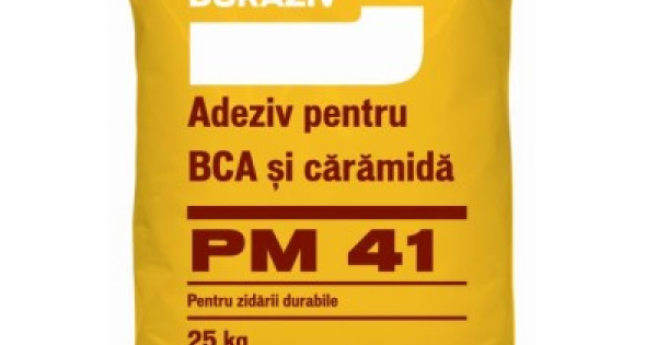 Duraziv PM 41 - Adeziv pentru BCA si caramida 25kg - AD-PM-41