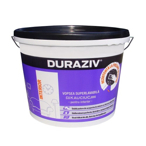 Vopsea superlavabila Duraziv Kauciuc Interior Vopsea superlavabila Duraziv Kauciuc Interior