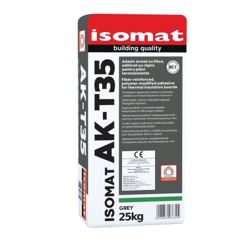 ISOMAT AK-T35 Gri - Adeziv și masă de șpaclu pentru termosistem ISOMAT AK-T35 Gri - Adeziv și masă de șpaclu pentru termosistem