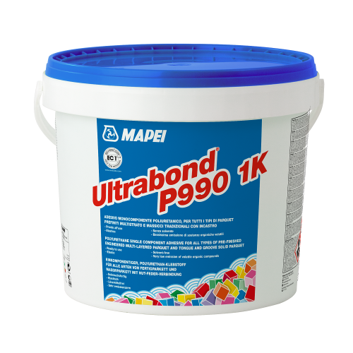 Adeziv parchet monocomponent Mapei Ultrabond P990 1K - 15 kg Adeziv parchet monocomponent Mapei Ultrabond P990 1K - 15 kg