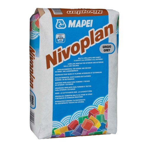Mortar Nivoplan pentru tencuirea peretilor din caramida sau beton Mortar Nivoplan pentru tencuirea peretilor din caramida sau beton