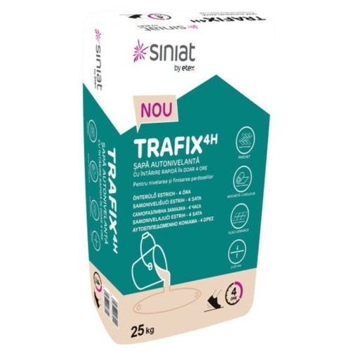 Siniat Trafix 4H Șapă autonivelantă 25 kg Siniat Trafix 4H Șapă autonivelantă 25 kg