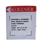 Suruburi autoforante Kolner pentru gips carton 3.5 x 45 mm	