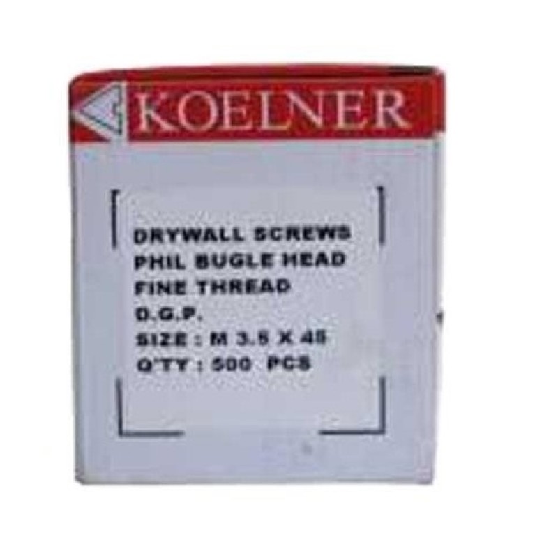 Suruburi autoforante Kolner pentru gips carton 3.5 x 45 mm	