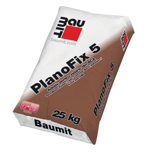 Adeziv pentru zidărie din BCA Baumit PlanoFix 5 25kg Adeziv pentru zidărie din BCA Baumit PlanoFix 5 25kg