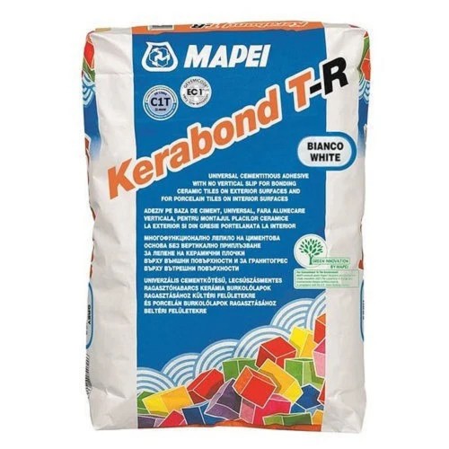 Adeziv standard pentru placi ceramice si portelanate Mapei Kerabond T-R  Alb, 25 kg Adeziv standard pentru placi ceramice si portelanate Mapei Kerabond T-R  Alb, 25 kg