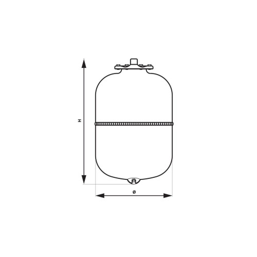 Vas expansiune R8 pentru apa calda, Ferro, montaj suspendat Vas expansiune R8 pentru apa calda, Ferro, montaj suspendat