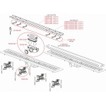 Canal de scurgere pentru dus cu margine pentru gratar cu doua fete + gratar, Alcadrain, negru-mat