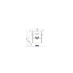 Baza mobilier baie, Roca Silva 600, alb Baza mobilier baie, Roca Silva 600, alb