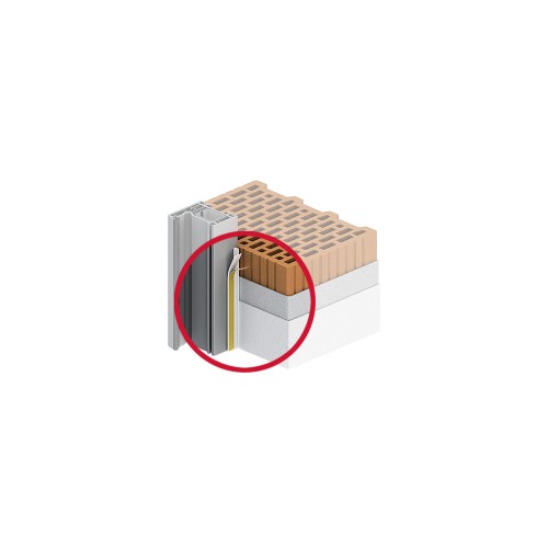 Profil Pvc, Ejot, etansareconexiune usi-ferestre, fara plasa, 2,4 m