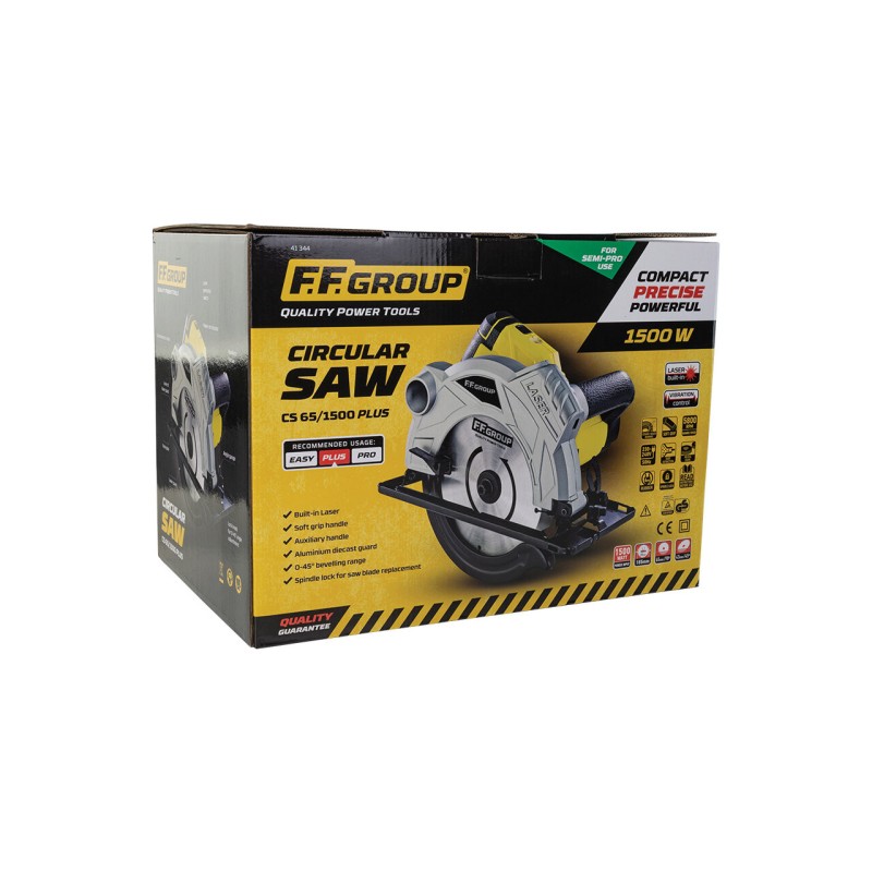 Fierastrau circular, FF Group CS 65h0 Plus, ø 185mm, 1.500W , 41344