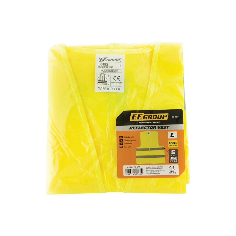 Vesta reflectorizanta, FF Group, XXL, galben, 38186