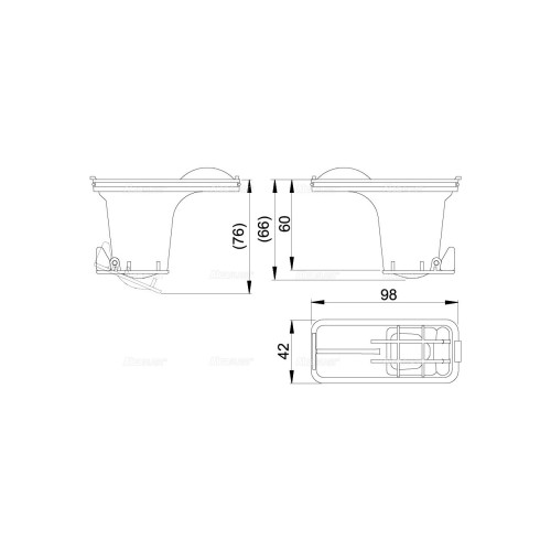 Set sifoane de miros pentru rigole de dus, Alcadrain