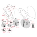 Capac WC Softclose universal cu insert din duroplast, Alcadrain A606