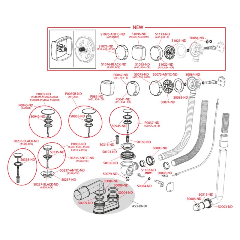 Ventil cada automat cu sifon si preaplin, Alcadrain