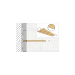 Suport inox pentru baie si bucatarie, SchluterÂ®-SHELF-E-S3, design wave, 154x295mm