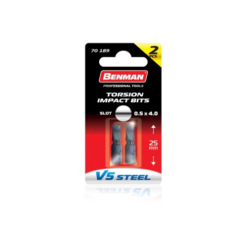 Bit Slotted, Benman, 0.8 x 5.5 x 25mm, (2 bucset), 74936