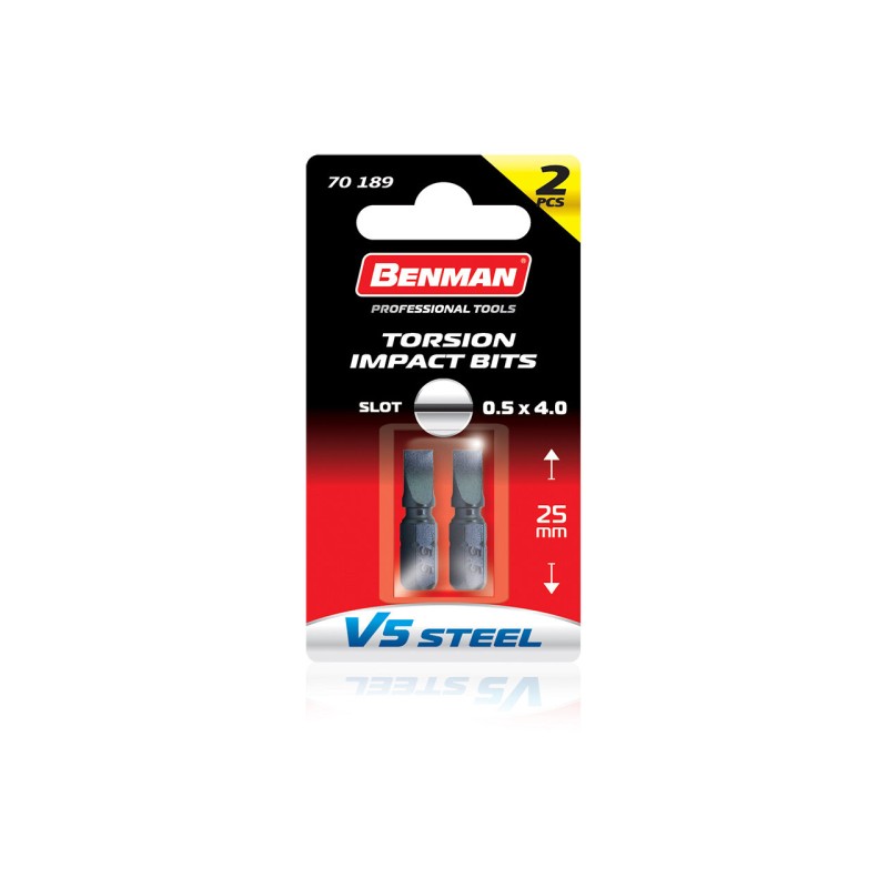 Bit Slotted, Benman, 0.8 x 5.5 x 25mm, (2 bucset), 74936