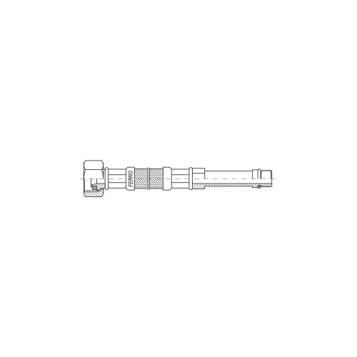 Racord flexibil pt. baterii, Ferro, 1/2xM10x1, cu capat lung L=40cm_WBS25 Racord flexibil pt. baterii, Ferro, 1/2xM10x1, cu capat lung L=40cm_WBS25