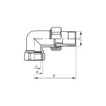 Cot olandez alama, Ferro, 1/2 FI-FE cu O-ring_SGU5