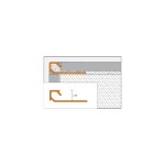 Piesa de imbinare pentru profil, Schluter-QUADEC-A/EV, H10 mm_EV/Q100 AE