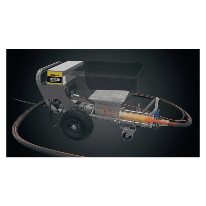 Pompa de tencuit si gletuit, Wagner PlastCoat 1030E Spraypack, 15/20/25 l/min