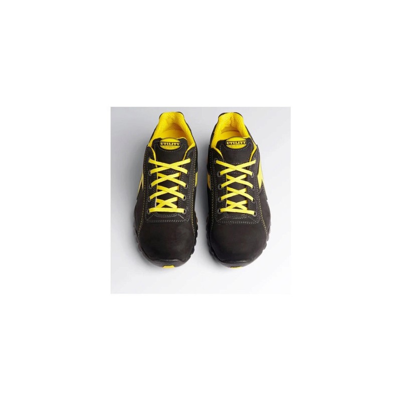 Pantofi protectie, Diadora Glove Low, black, bombeu metalic, S3 HRO SRA 45