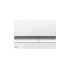 Clapeta de actionare Alcadrain, M1720-1 Alb/Cromat-lucios