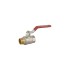 Robinet trecere alama pt. apa, Ferro, PN25, 1 1/2" FI-FE cu sfera si maneta _KP51