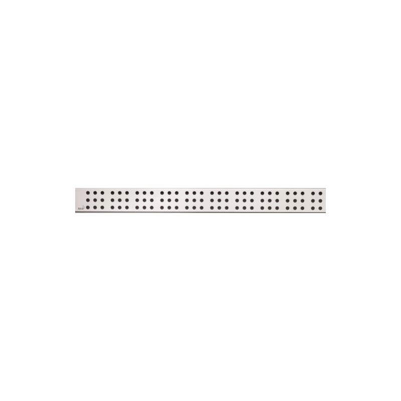 Gratar pentru rigole Alcadrain, otel inoxidabil cube 750mm mat