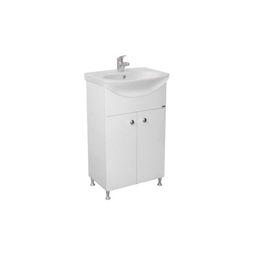 Set mobilier baie cu lavoar, Roca , Fayans Neo, alb