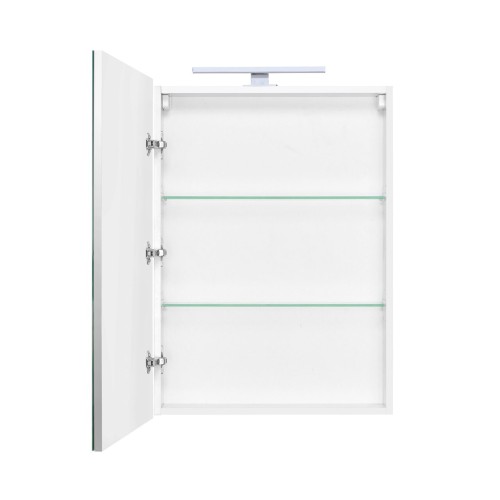 Oglinda cabinet, Roca, Victoria Nord 600 stanga, alb