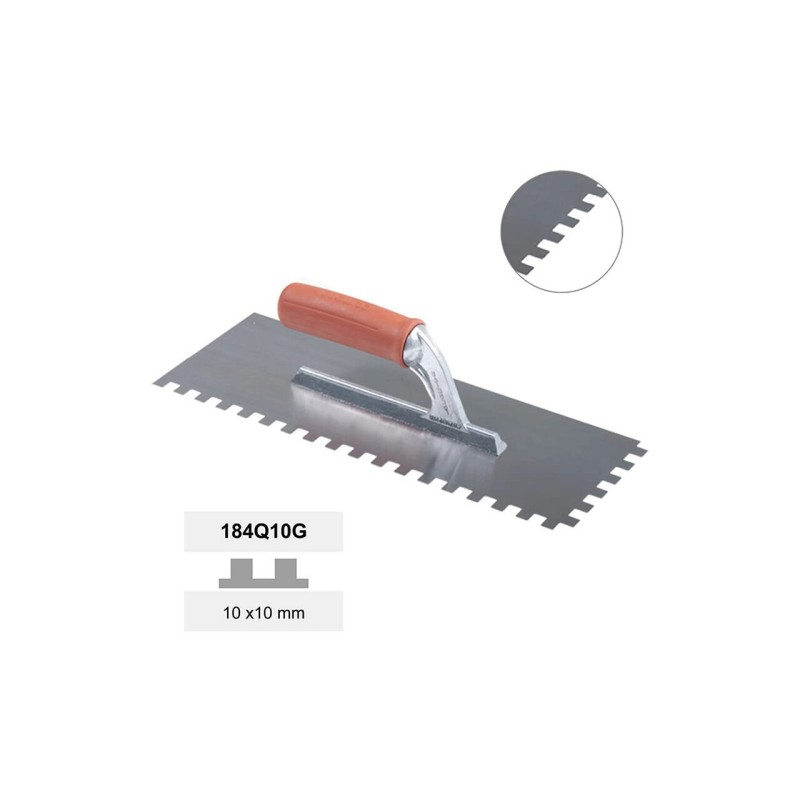 GLETIERA CU DINTI DREPTI 10MM, RAIMONDI, 36X13 CM, 184Q10G