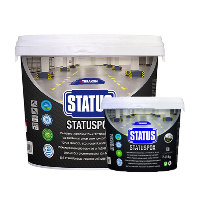Vopsea Epoxidica, StatusPox EC-700 9003 A+B 12kg+2.5kg