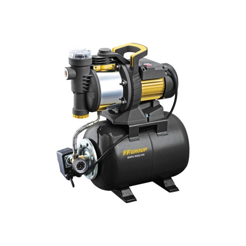 Hidrofor cu pompa inox si filtru, FF Group BSPU900, 900W, 3.300 litrih, rezervor 24 litri