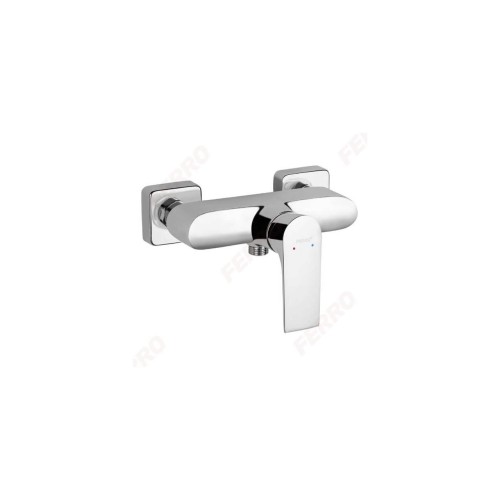 BATERIE PERETE DUS, FERRO SQUARE, CROM FARA ACCESORII, BAQ7