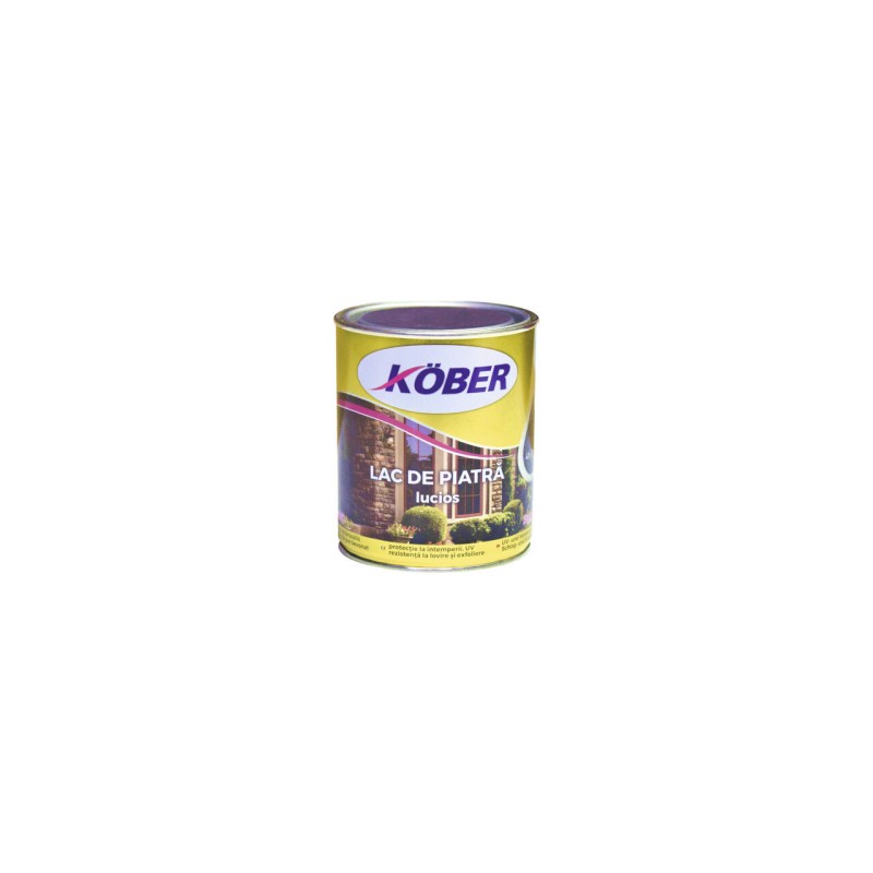 Lac alchidic pentru piatra, Kober Ideal maro, 2,5l
