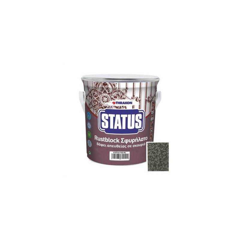 Vopsea email protector 3 in 1, Status Rustblock LC, Argintiu, 2.5l
