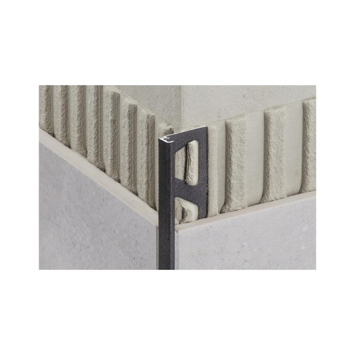 Profil din aluminiu pentru inchidere Schluter-JOLLY, gri, H 11mm, L 2.5m
