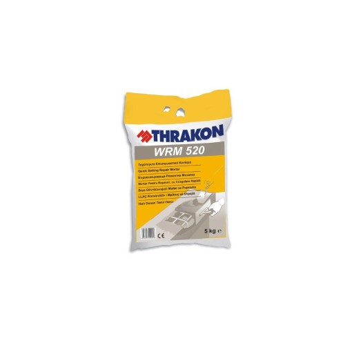 Mortar de reparatii cu intarire ultrarapida, Thrakon WRM 520, gri, 5kg Mortar de reparatii cu intarire ultrarapida, Thrakon WRM 520, gri, 5kg
