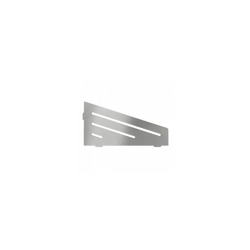Suport inox pentru baie si bucatarie, SchluterÂ®-SHELF-E-S3, design wave, 154x295mm