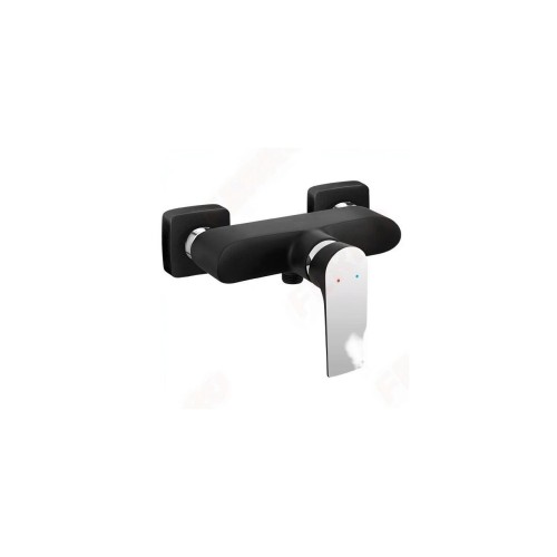 Baterie perete dus, Ferro Square, negru fara accesorii