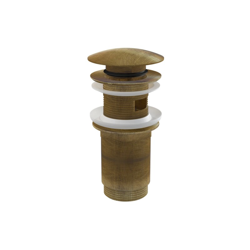 Ventil lavoar 5/4" metalic Alcadrain, cu dop mare