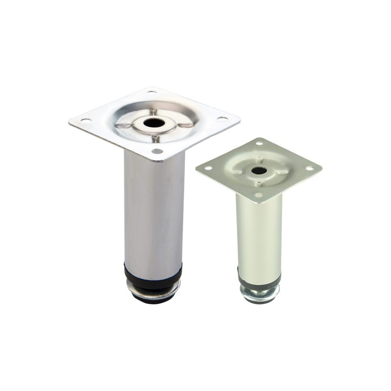 Picior rotund pentru canapea, FF Group, 1.2mm, D.30x0.8x100mm matt, 41707