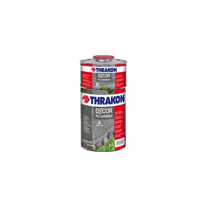 Lac bicomponent Thrakon, Decor Pu Varnish Mat 1kg