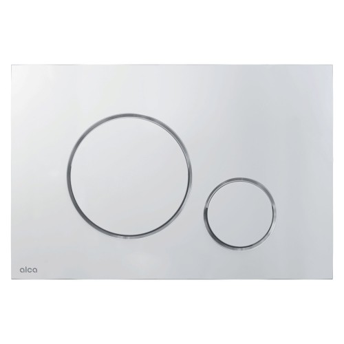 Clapeta de actionare pentru rezervor incastrat, Alcadrain M672, THIN cromat-mat