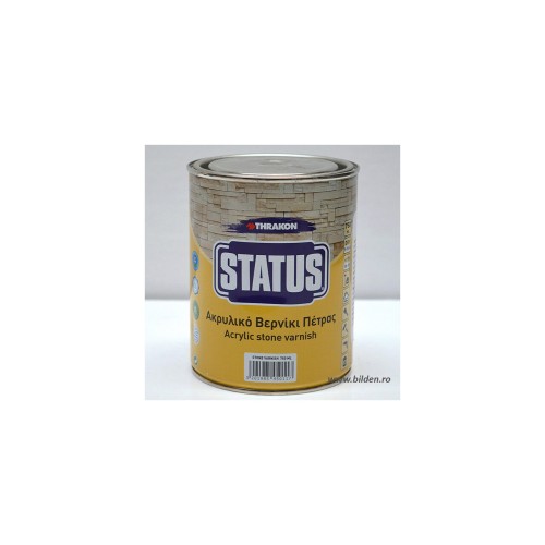 Lac acrilic pentru piatra Status Stone Varnish, 0.75l